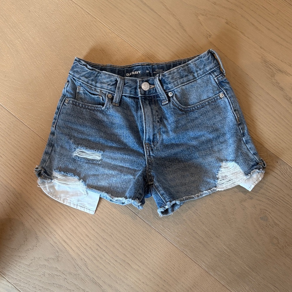 Old Navy Women's Distressed Blue Jean Shorts